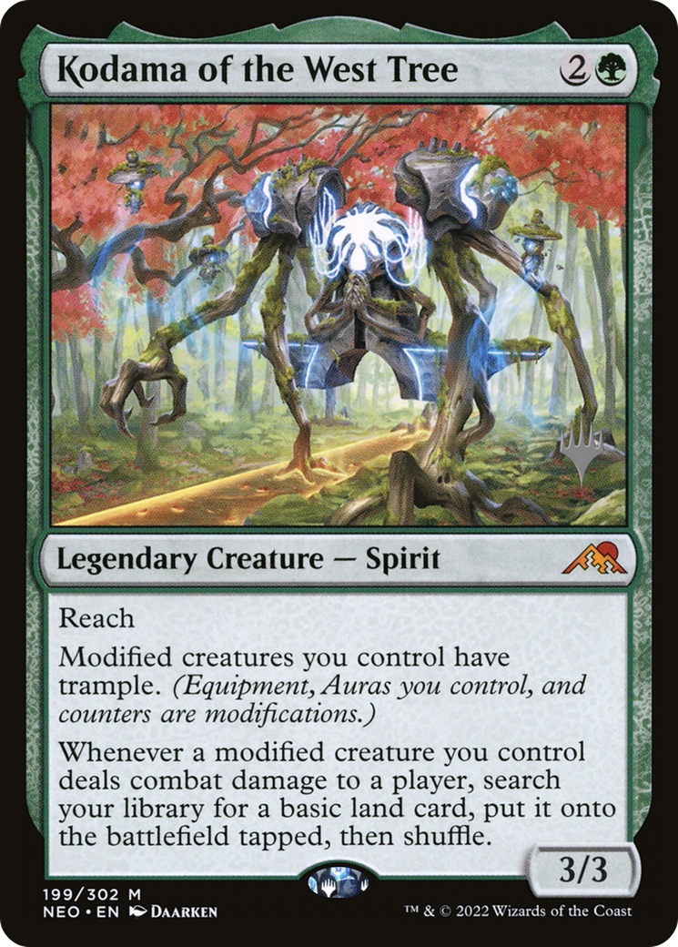 Kodama of the West Tree (PPNEO-199P) - Kamigawa: Neon Dynasty Promos