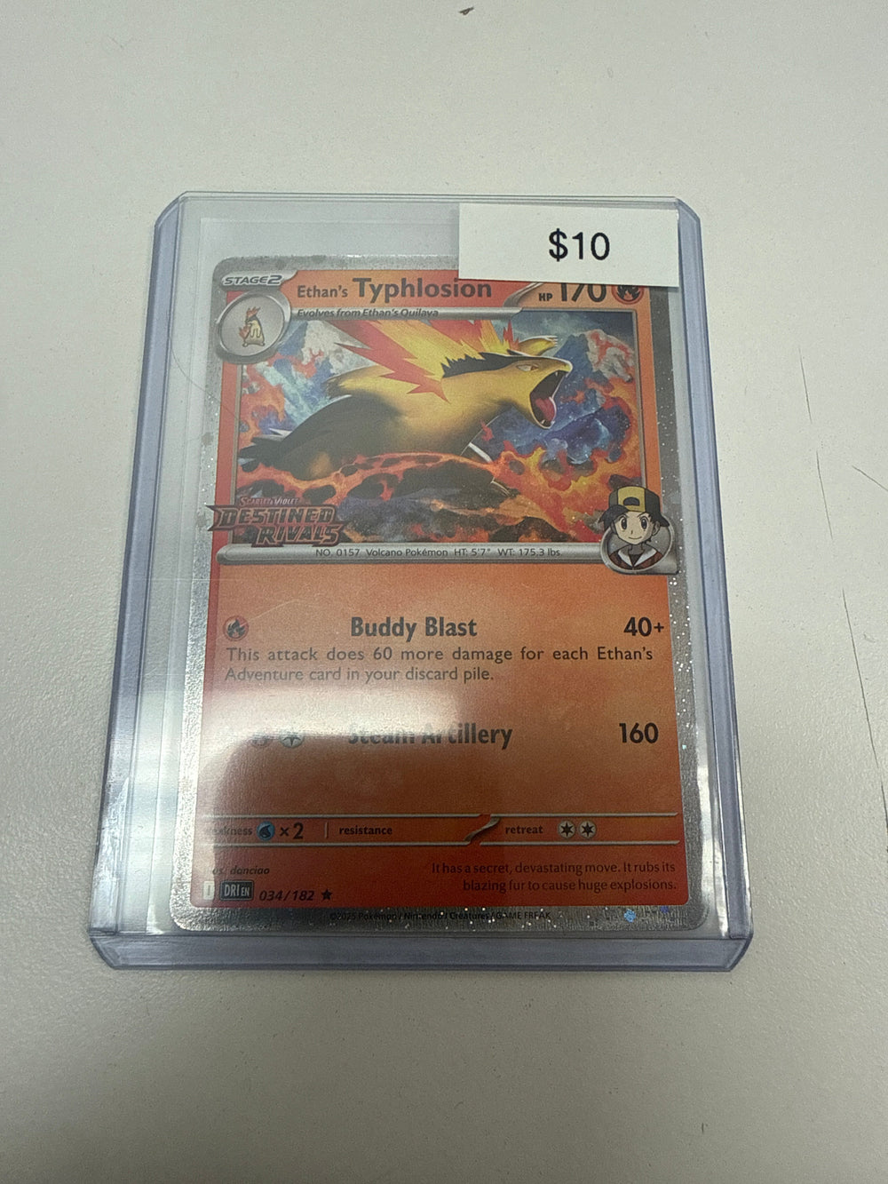 Pokemon Ethan’s Typhlosion Destined Stamped #034/182