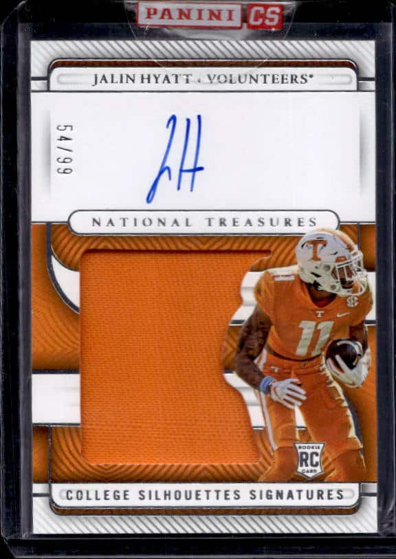 2023 Panini National Treasures Jalin Hyatt #CSS-JH Patch Autograph /99