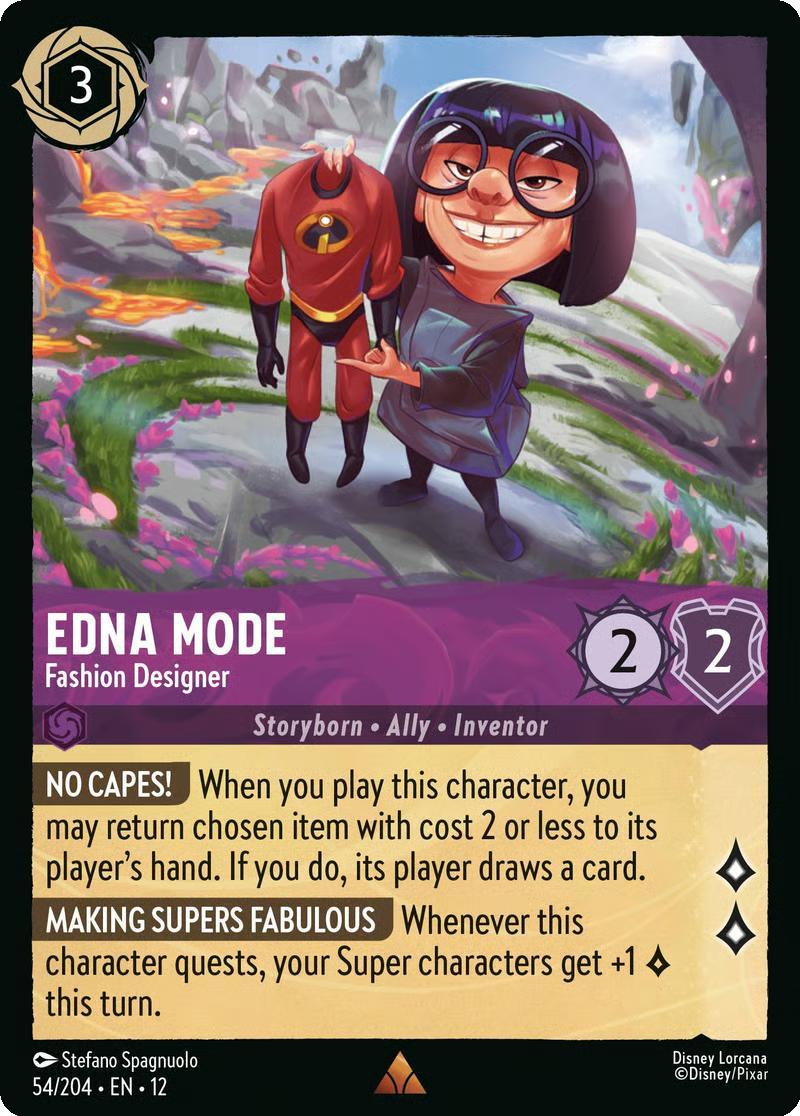 Edna Mode - Fashion Designer - 54/204 [Wilds Unknown] [Non-Foil]