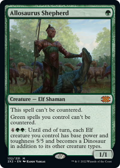 Allosaurus Shepherd (2X2-132) - Double Masters 2022 Foil