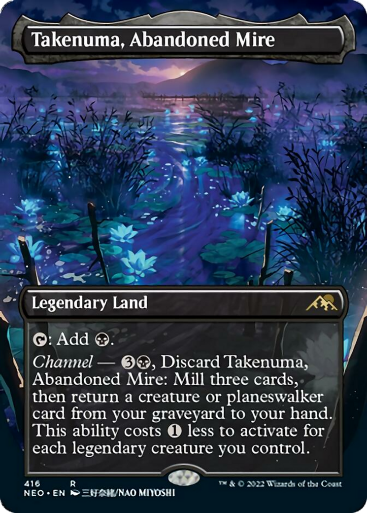 Takenuma, Abandoned Mire (NEO-416) - Kamigawa: Neon Dynasty (Borderless)