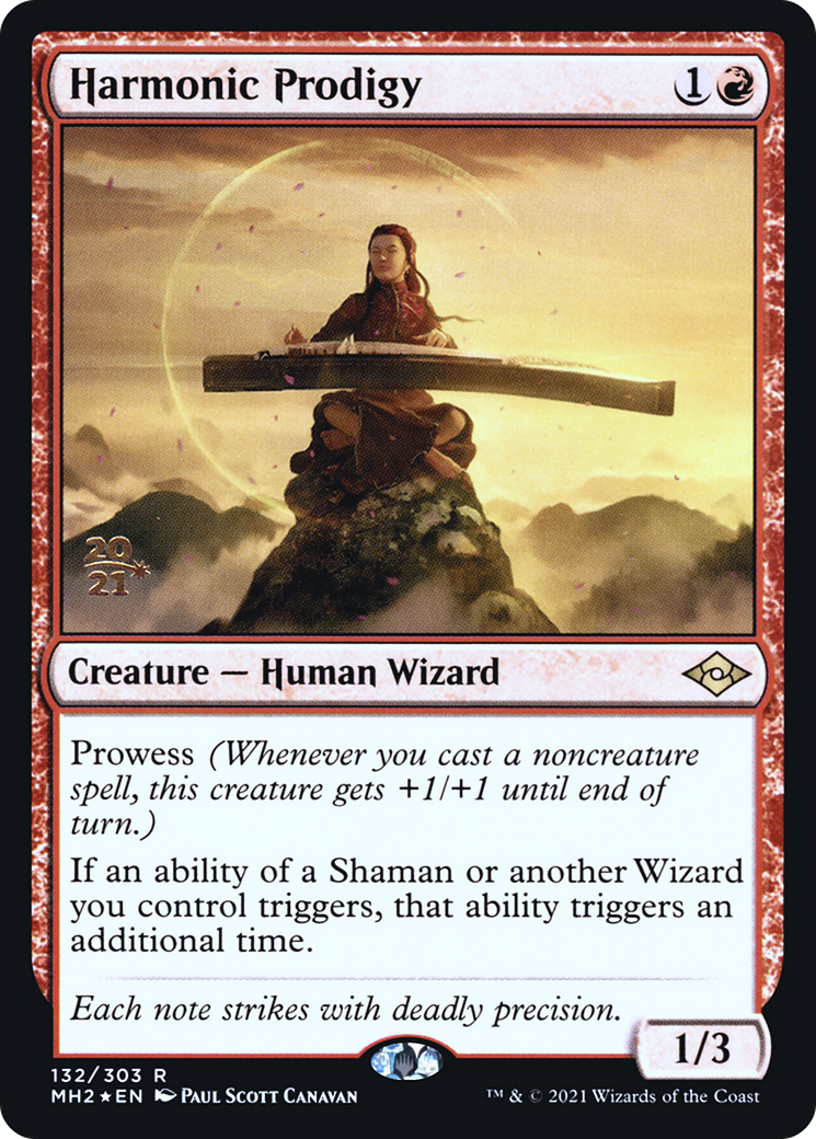 Harmonic Prodigy (PRE-132S) - Modern Horizons 2 Promos Foil