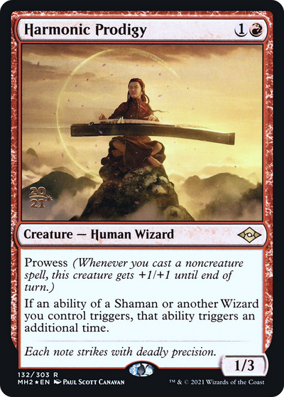 Harmonic Prodigy (PRE-132S) - Modern Horizons 2 Promos Foil