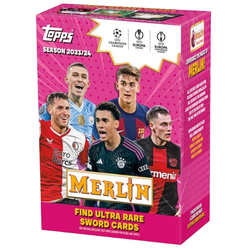 2023/24 Topps UEFA Club Competitions Merlin Chrome Soccer Blaster Box