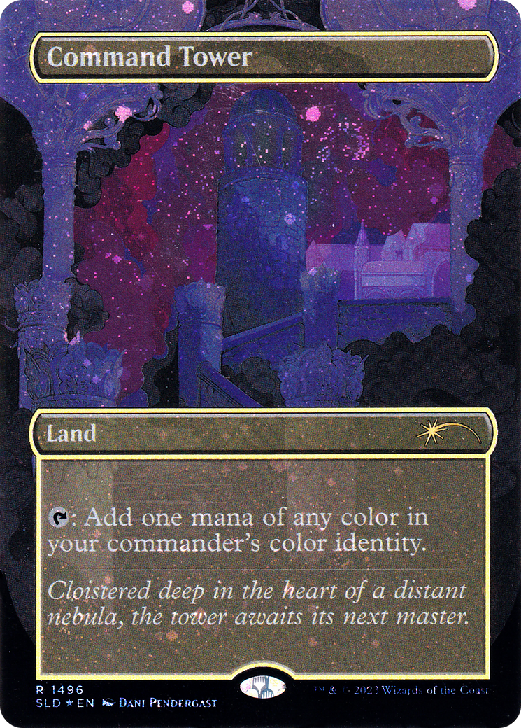 Command Tower (SLD-1496â˜…) - Secret Lair Drop (Borderless) Foil