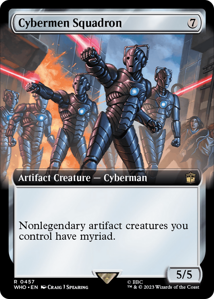 Cybermen Squadron (WHO-457) - Doctor Who: (Extended Art) Foil
