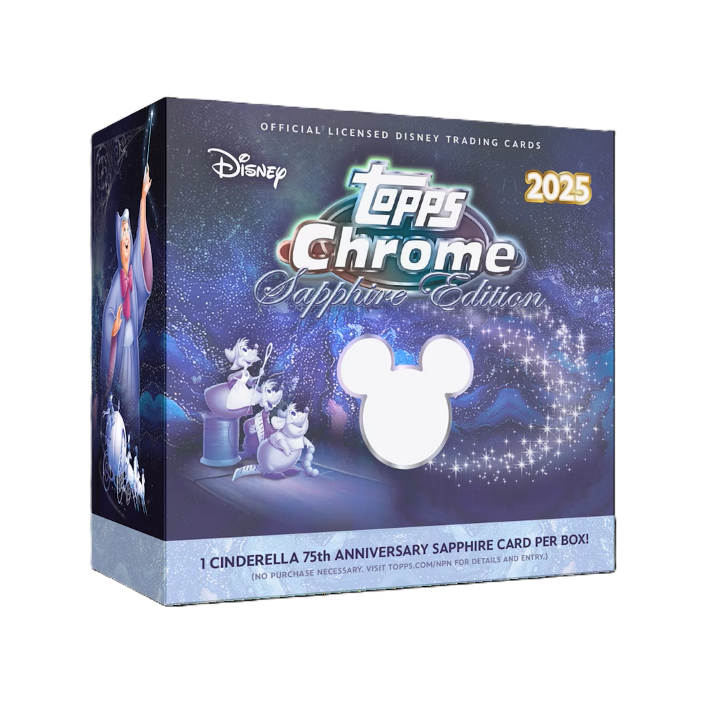 2025 Topps Chrome Disney Sapphire Edition Box