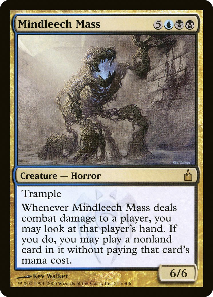 Mindleech Mass (RAV-215) - Ravnica: City of Guilds Foil
