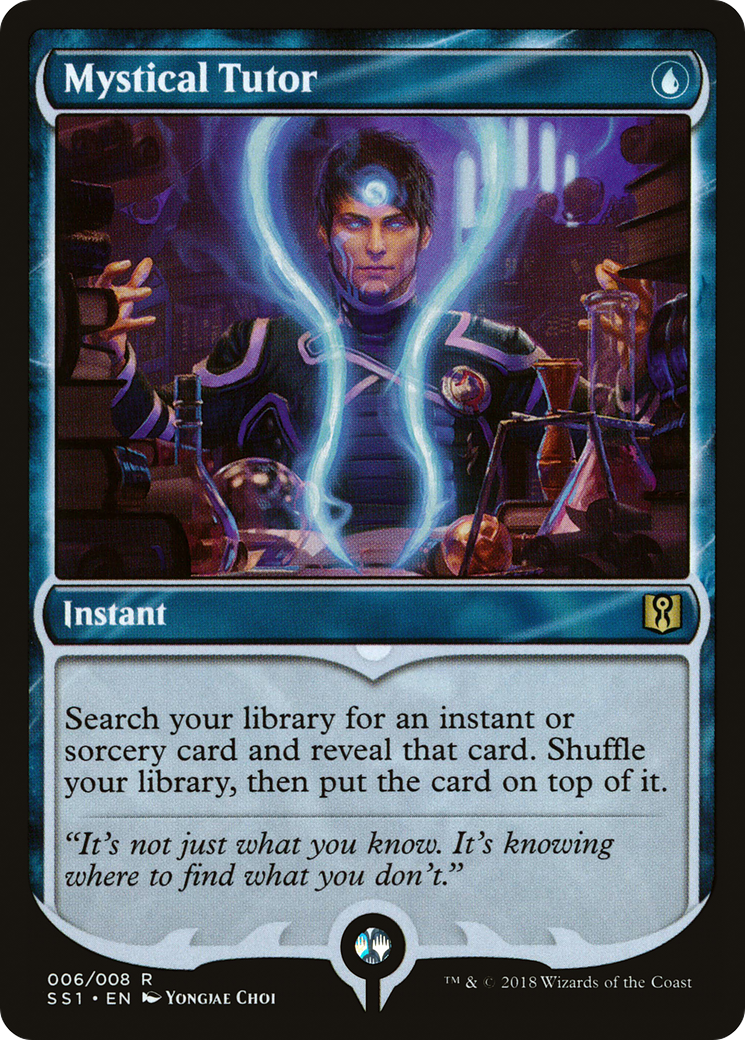 Mystical Tutor (SS1-006) - Signature Spellbook: Jace Foil