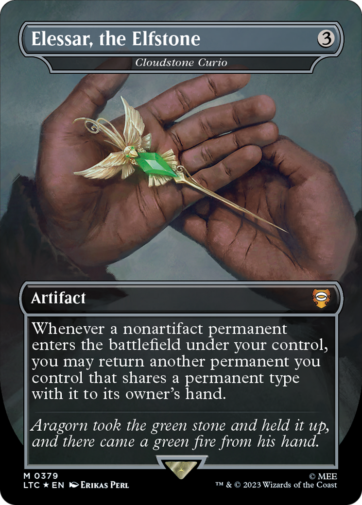 Cloudstone Curio (LTC-379) - Tales of Middle-earth Commander / Elessar, the Elfstone (Borderless) Foil