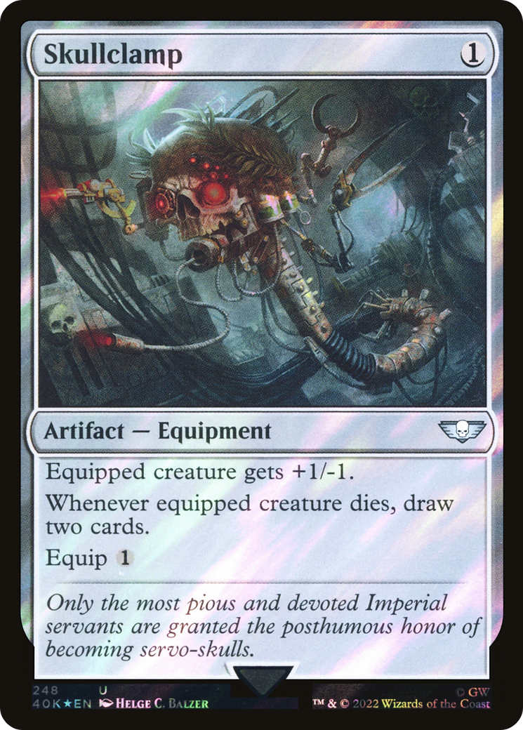 Skullclamp (40K-248â˜…) - Warhammer 40,000 Commander Foil
