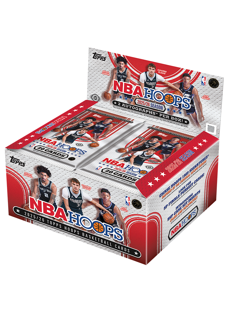 2025/26 Topps NBA Hoops Basketball Jumbo 8 Box Case