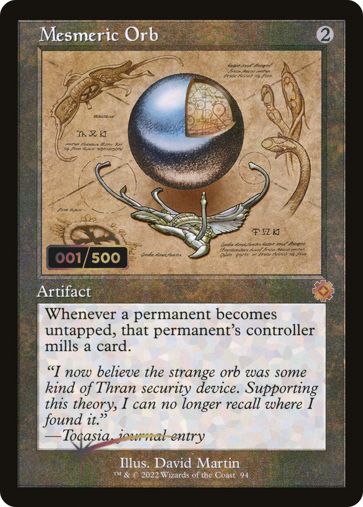 Mesmeric Orb (BRR-94Z) - The Brothers' War Retro Artifacts Foil