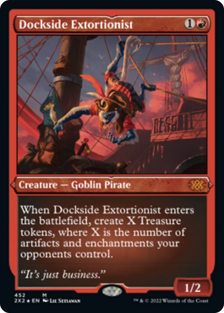 Dockside Extortionist (2X2-452) - Double Masters 2022 Etched Foil