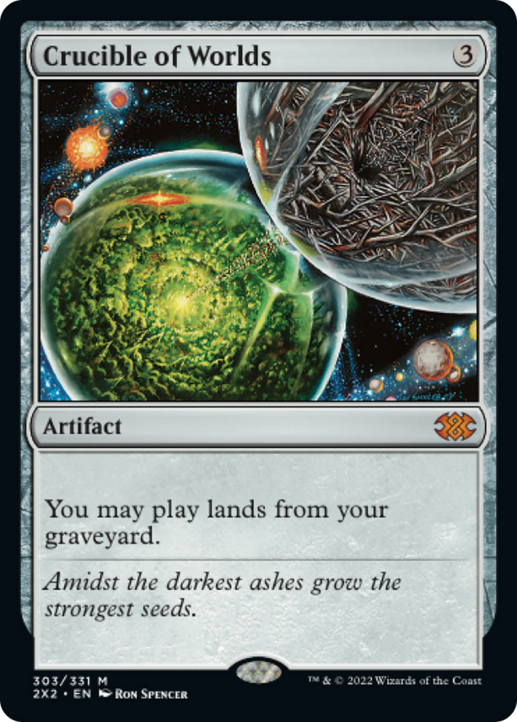 Crucible of Worlds (2X2-303) - Double Masters 2022 Foil
