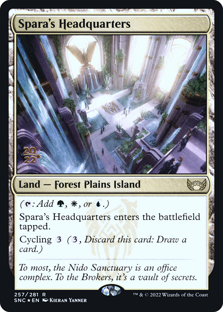 Spara's Headquarters (PRE-257S) - Streets of New Capenna Promos Foil