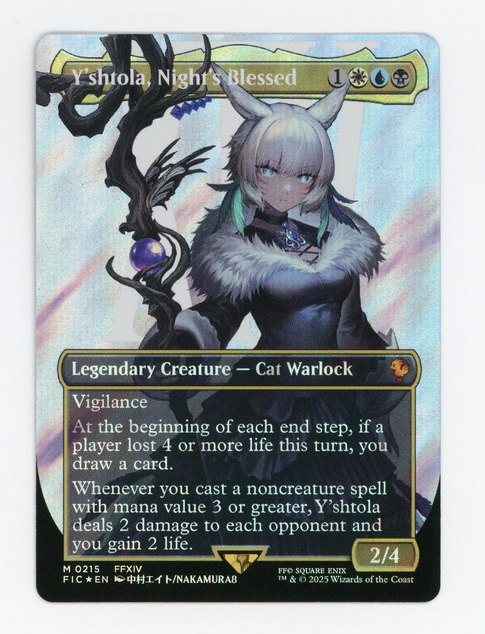 Y'shtola, Night's Blessed — Borderless|Character|Surge Foil — ID 17715