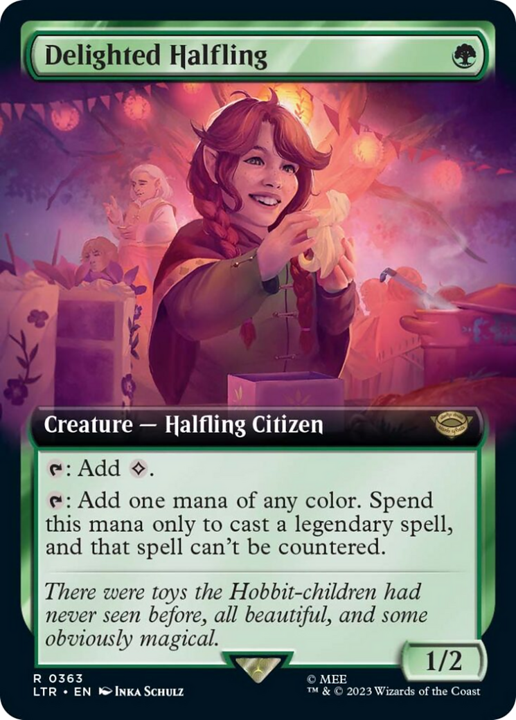 Delighted Halfling - The Lord of the Rings: Tales of Middle-earth: (Extended Art)