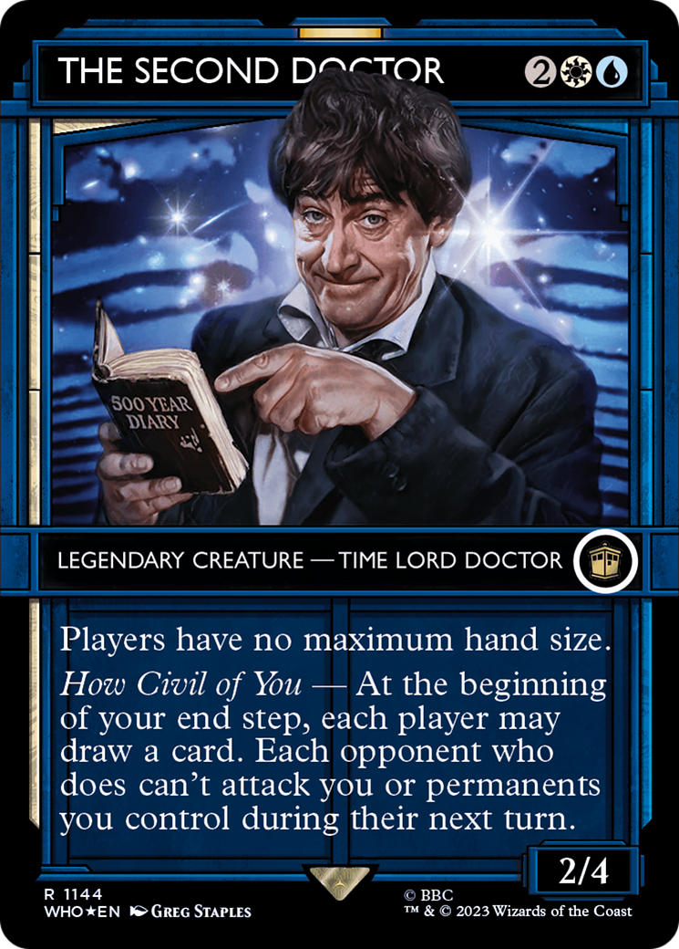 The Second Doctor (WHO-1144) - Doctor Who: (Showcase) (Borderless) Foil