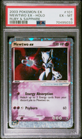 PSA 6 MEWTWO EX-HOLO RUBY & SAPPHIRE