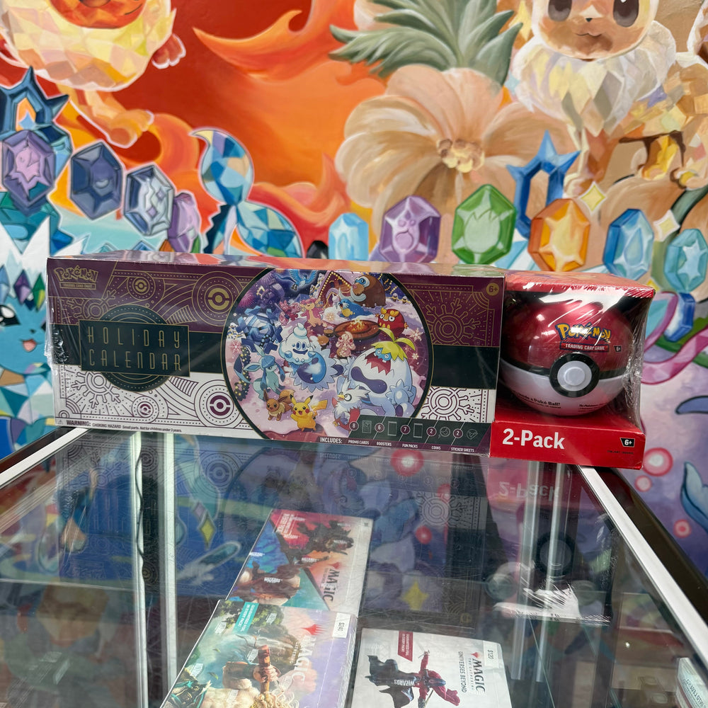 Pokemon Holiday Calender & Poke Ball Bundle