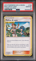 PSA 10 MALLOW & LANA COSMIC ECLIPSE