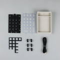 KBDFans KBDPad Mark 2 E-White Barebones Numpad RGB DIY Keyboard Kit