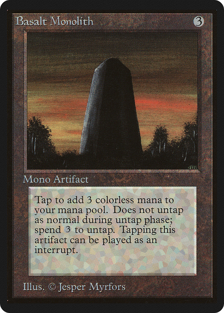 Basalt Monolith (LEB-232) - Limited Edition Beta