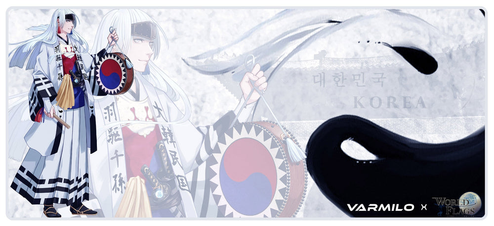 Varmilo Extra Large Olympics South Korea Desk Mat with Stitched Edges