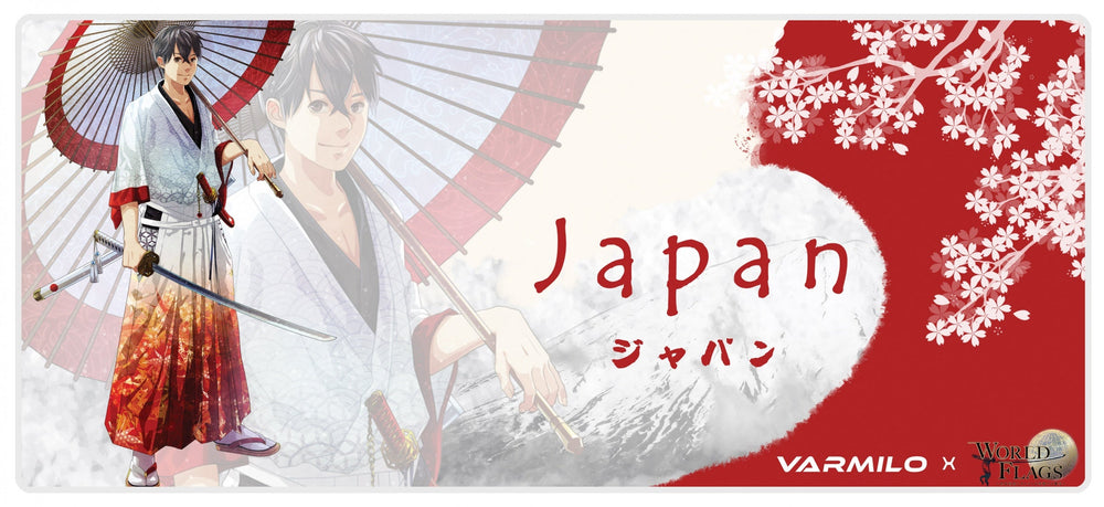 Varmilo Extra Large Olympics Japan Desk Mat with Stitched Edges