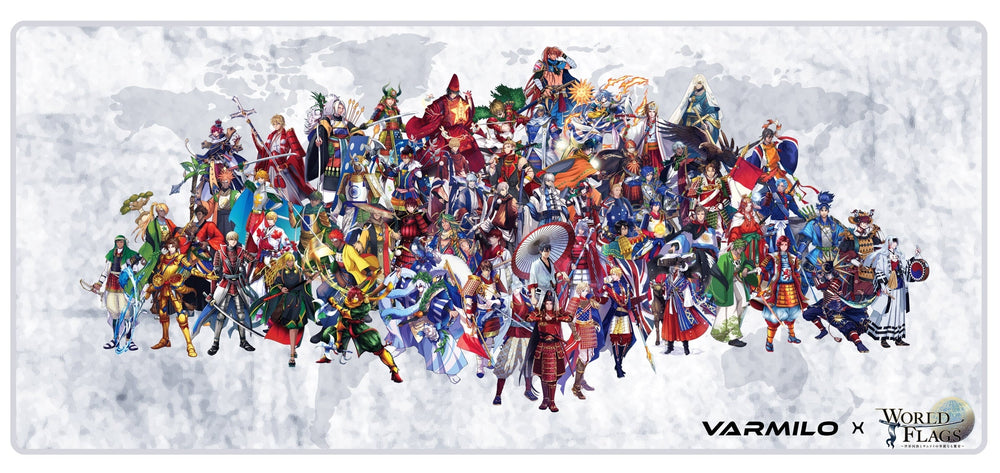 Varmilo Extra Large Olympics World Desk Mat with Stitched Edges