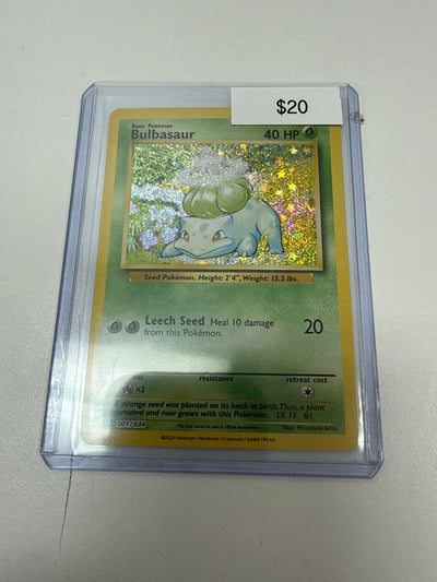 Pokemon Bulbasaur Holo #001/034