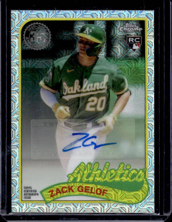 2024 Topps Zack Gelof #T89C-1 Rookie Autograph Silver Pack /299