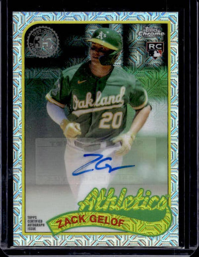 2024 Topps Zack Gelof #T89C-1 Rookie Autograph Silver Pack /299