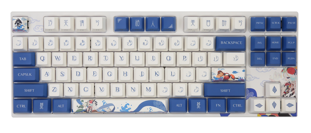 Varmilo MA Series V2 Love Birds Yang (I) White LED TKL EC Mechanical Keyboard