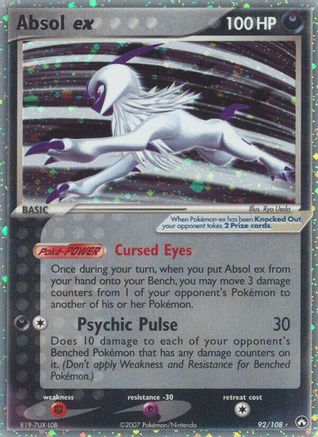 Absol ex (92/108) - Power Keepers Holofoil