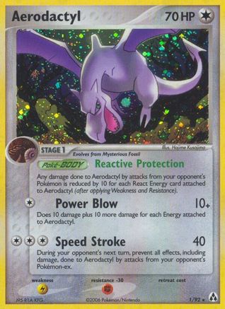 Aerodactyl (1/92) - Legend Maker Reverse Holofoil
