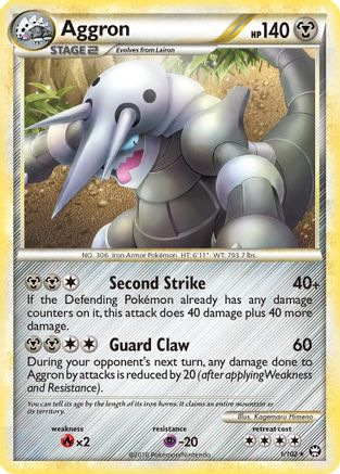 Aggron (1/102) - Triumphant Holofoil