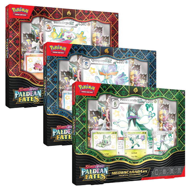 Pokémon Paldean Fates EX Premium Collection Box