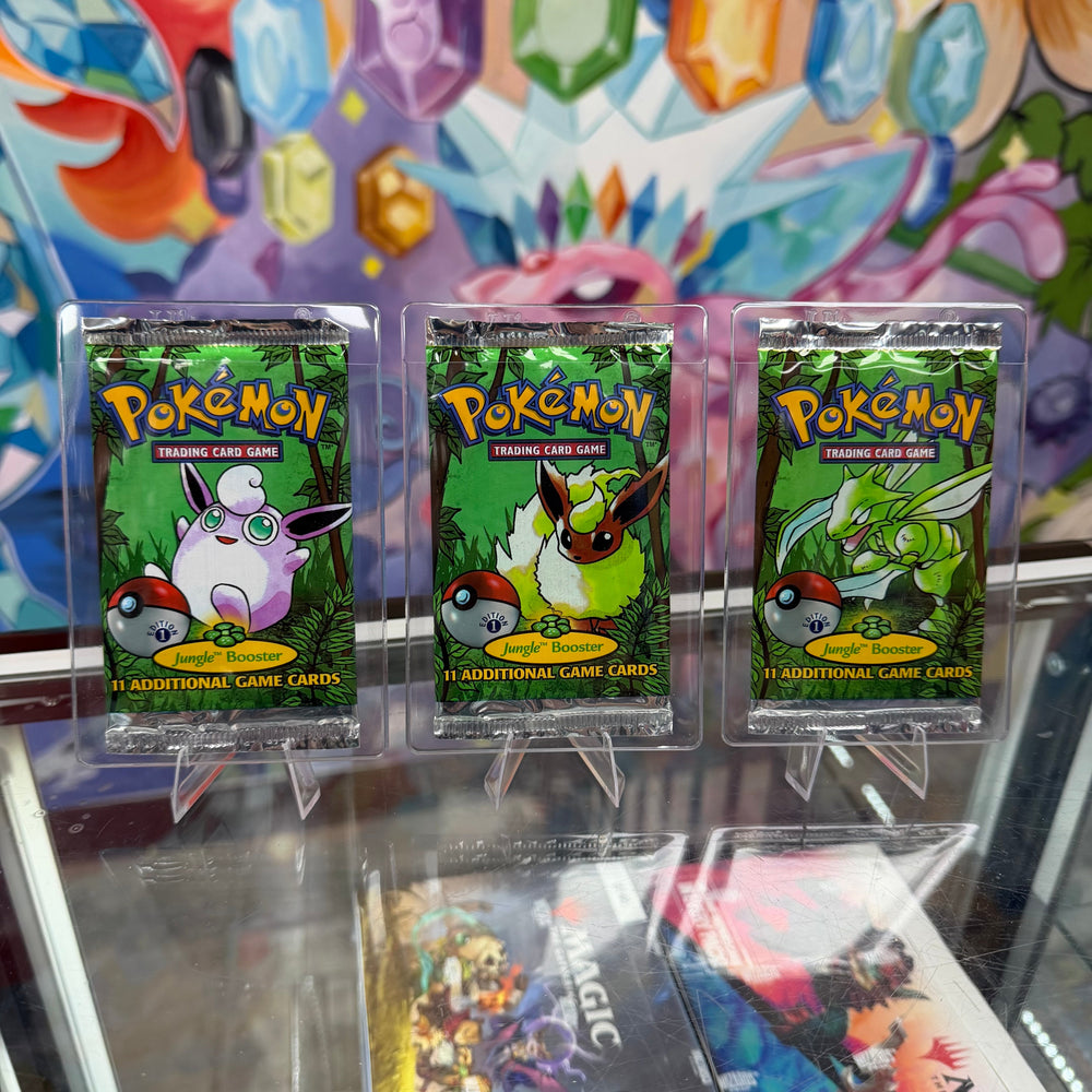 Pokemon Jungle 1st Ed. Booster Pack Full Art Set