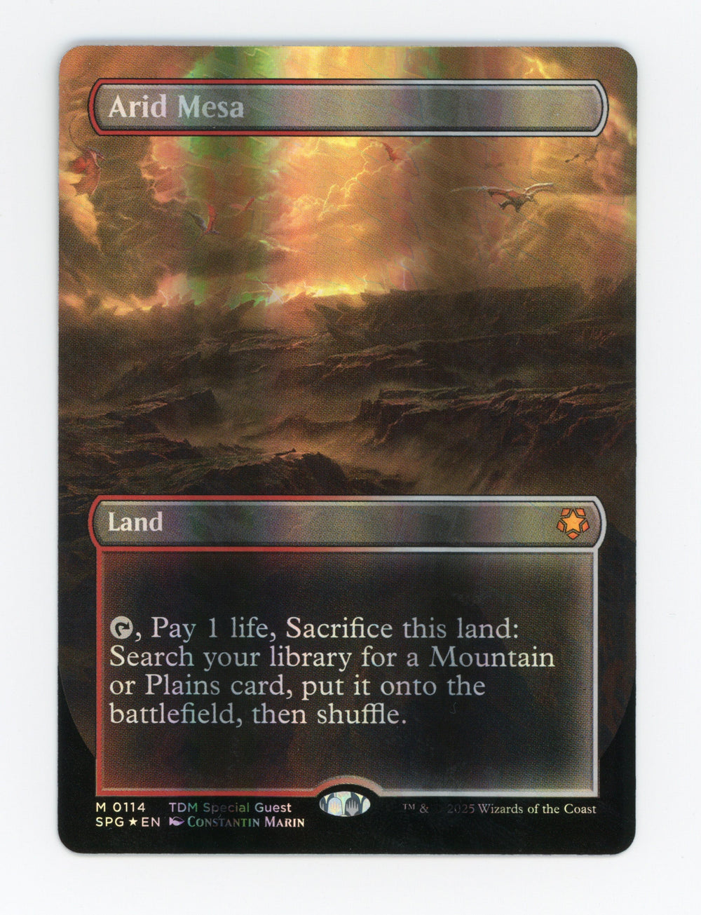 Arid Mesa — Borderless|Dragonscale Foil — ID 17671
