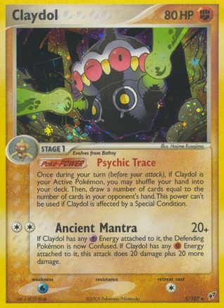 Claydol (5/107) - Deoxys Reverse Holofoil