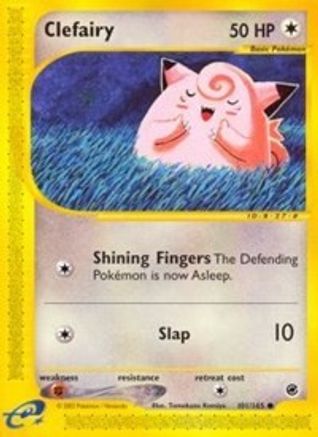 Clefairy (101/165) - Expedition Reverse Holofoil