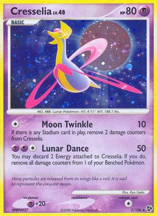 Cresselia (2/106) - Great Encounters Holofoil