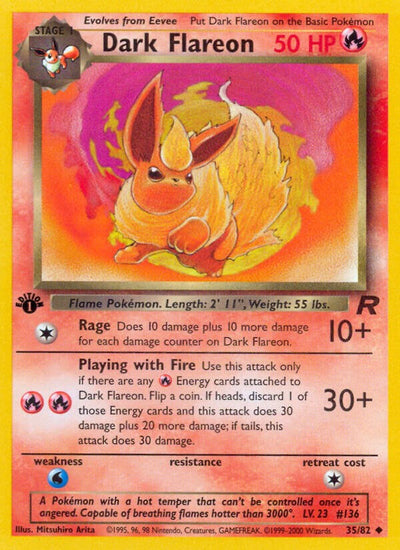 Dark Flareon - 35/82 - (Team Rocket)