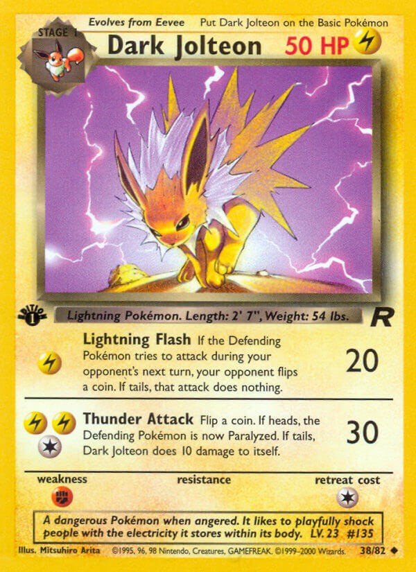 Dark Jolteon - 38/82 - (Team Rocket)
