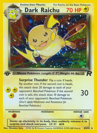 Dark Raichu - 83/82 - (Team Rocket)
