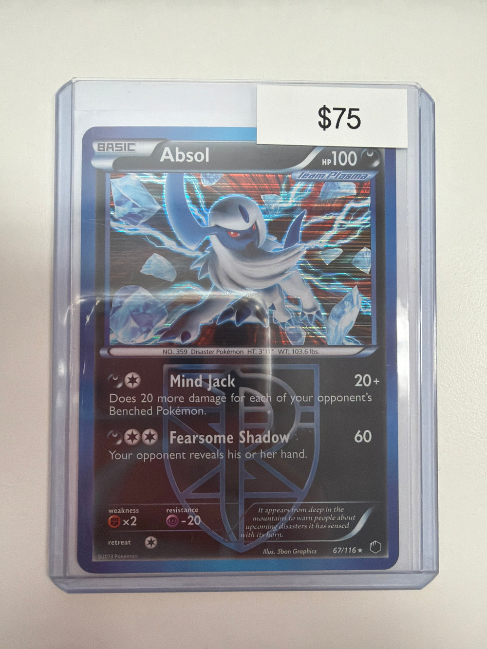 Pokemon Absol (Team Plasma) 67/116