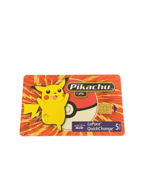 Pikachu #25 - Canada - QuickChange Phone Card